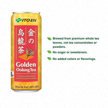 Ito En Golden Oolong Tea, Unsweetened, 10.6 Ounce (Pack Of 12)