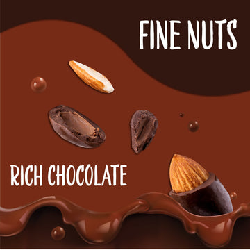 SUNNY ISLAND Dark Chocolate Covered Almonds | 32 Ounces | Bulk Chocolate Nuts for Party Favors, Gifting & Snack Stations