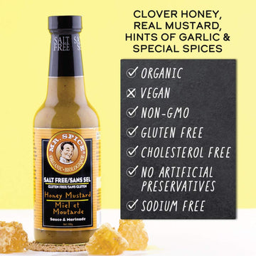 Mr. Spice Organic - Salt Free Sauce (Honey Mustard, Single)