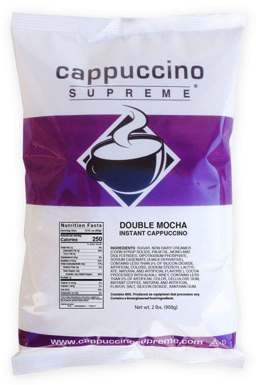 Cappuccino Supreme 2 Lb Bag Double Mocha Instant Cappuccino Mix