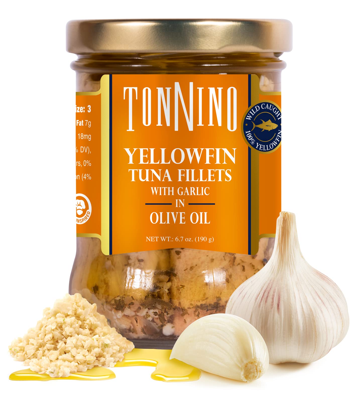 tuna yellowfin (1 Pack, Garlic)