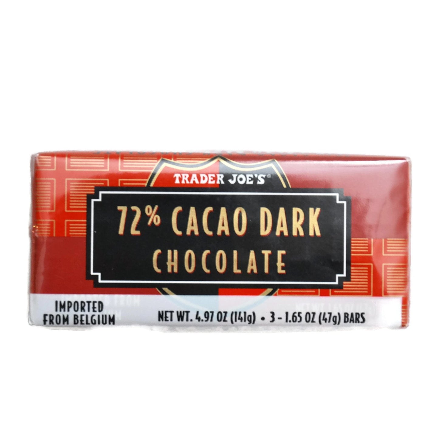 Trader Joe's Belgian Dark Chocolate Variety Pack - 9 Bars, 1.7 oz Each - Rich, Gourmet Treats for Chocolate Lovers