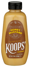 Koops' Honey Mustard - Gourmet Mustard, Gluten-Free, Kosher, Made In Usa, From Quality Mustard Seeds, Honey Mustard Sauce - 12 O