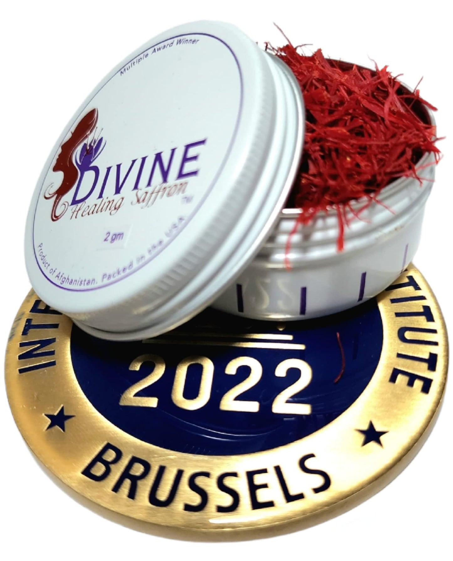 Divine Healing, Award Winner Saffron Threads, Fresh Finest Pure Premium Saffron All Red Threads, Certified Grade A High Limited