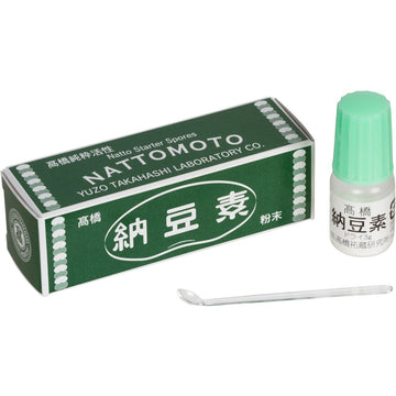 Nattomoto Japanese Natto Starter Spores - 3g (Makes 30kg) - 100% Organic Soybean Extract - Product of Japan