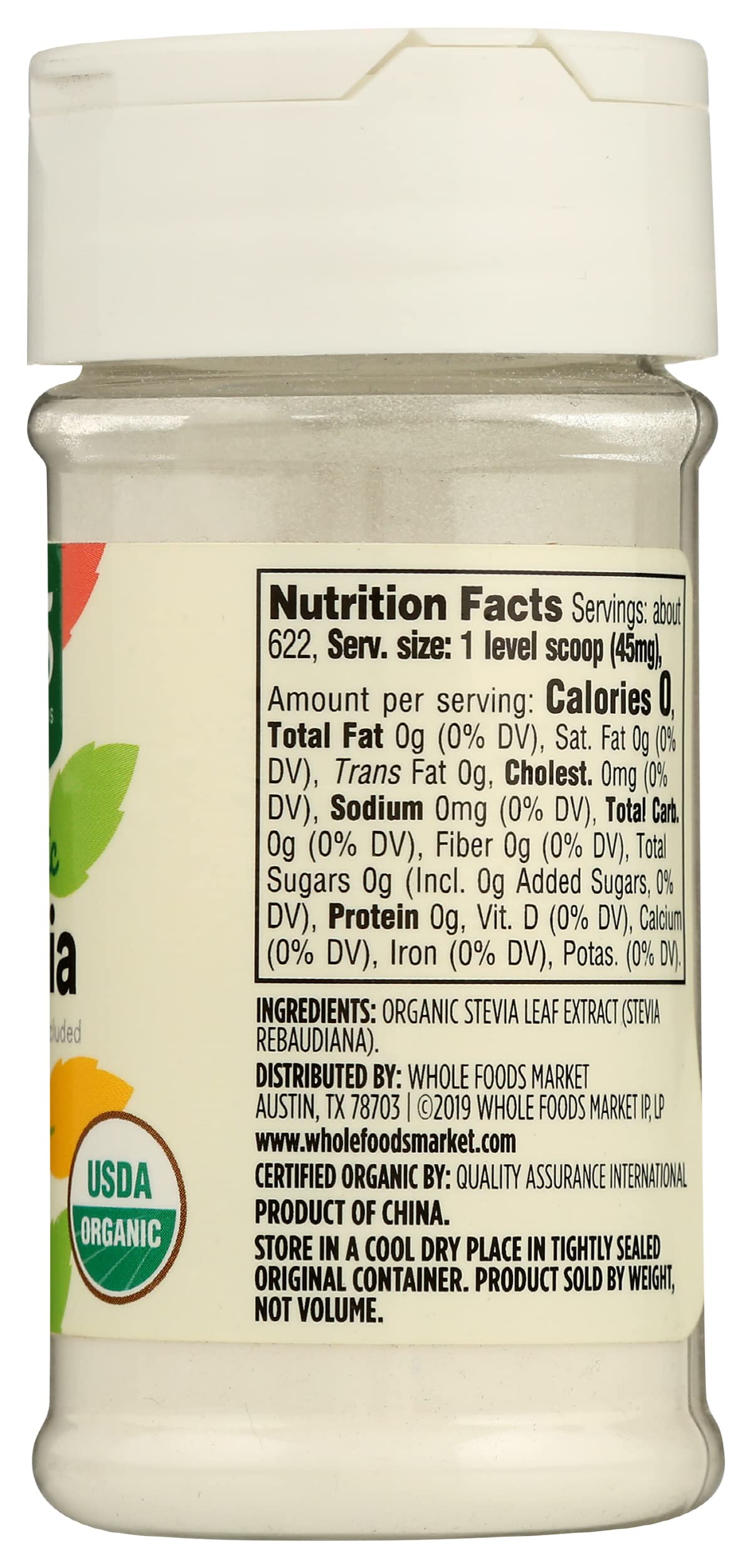 365 by Whole Foods Market, Organic Stevia Powdered ExtraCount, 1 Ounce