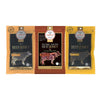 Aufschnitt Grass Fed Beef Jerky - Low Sodium, Certified Kosher - Made In Usa - Keto & Halal Friendly - 3 Pack, Sweet Variety