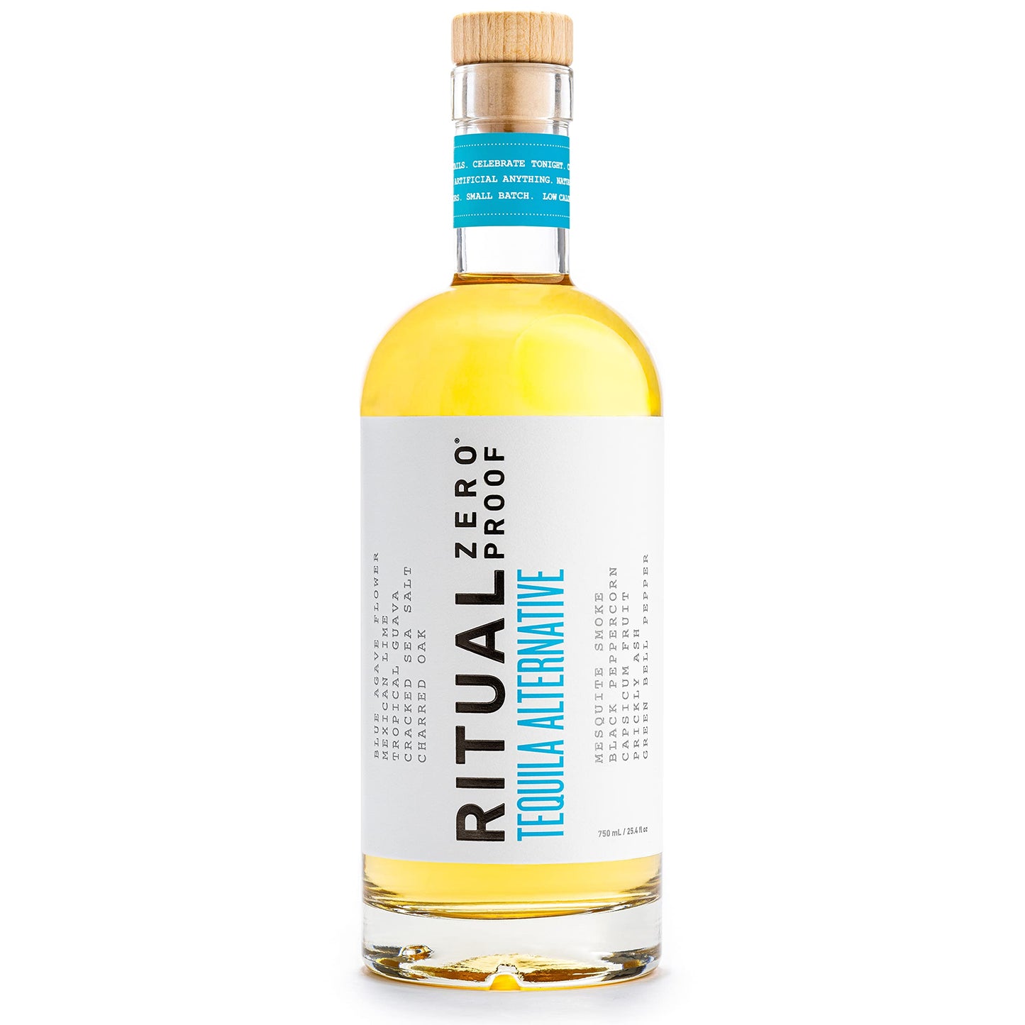 Ritual Zero-Proof Agave Spirit Alternative | Non-Alcoholic | 25.4 Fl Oz | Zero Calories | Sustainably Made in USA