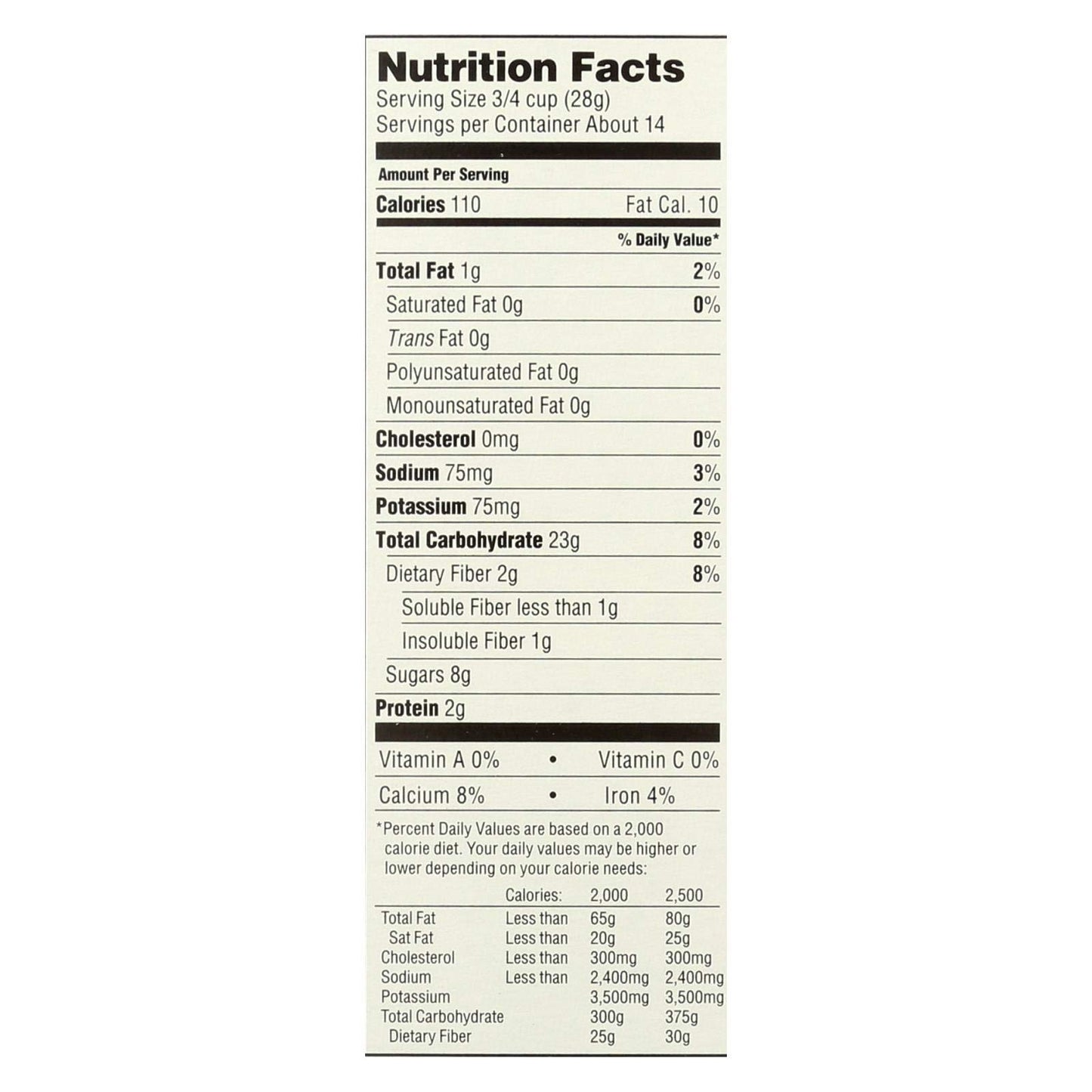 Og2 Fd Honey Nut Os Crl ( 14 X 14 Oz )