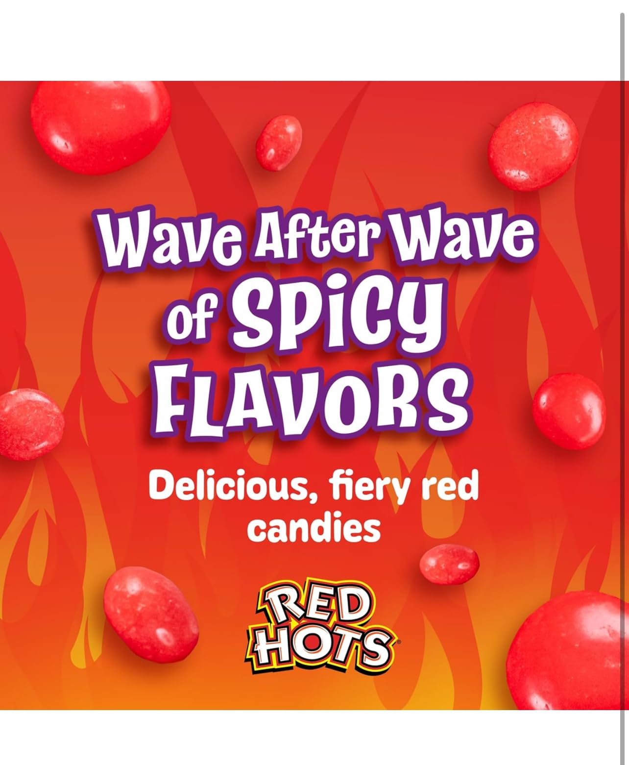 Red Hot Cinnamon Flavored Hard Candy, Cinnamon Imperial Candy (2 - Pack)