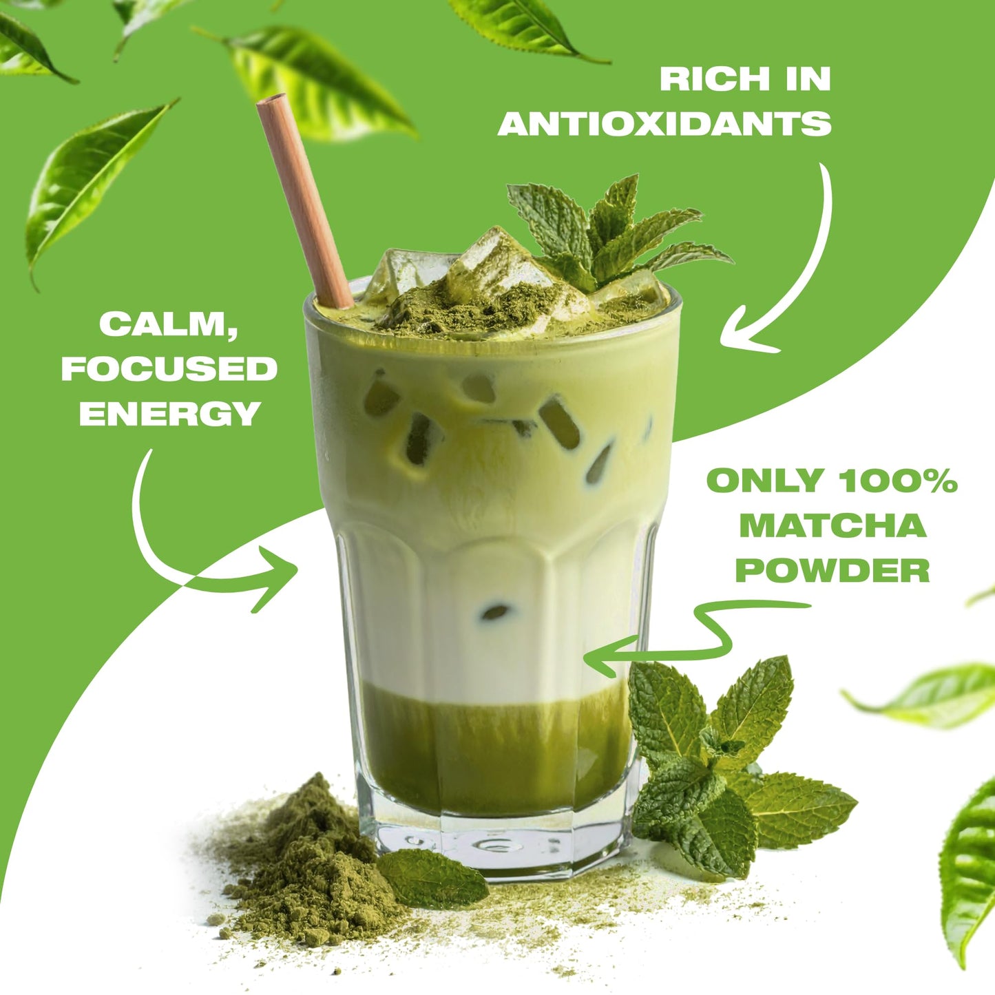 Organic Matcha Green Tea Powder (4-Oz) – Certified Usda Organic Powder For Matcha Latte, Tea, And Smoothies – Kosher, Non-Gmo, Antioxidant Rich Fruit Tea By Total Tea
