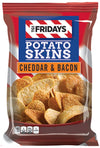 Tgi Friday'S 4 Oz Cheddar & Bacon Potato Skins Chips (3 Bags)
