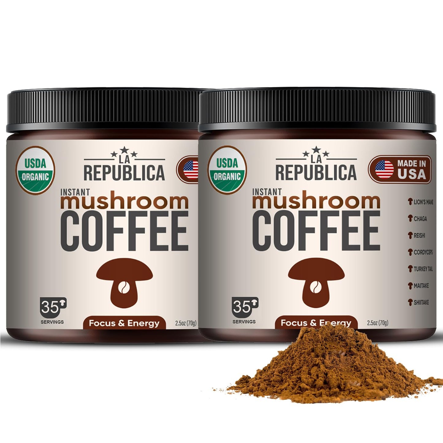 La Republica Coffee (70 Servings Classic 2-Pack)