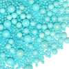 Light Blue Sprinkles Edible Pearls for Cake Decorating Blue Pearl Sprinkles 120G/ 4.23Ounce Cake Sprinkles Cupcake and Cake Topp