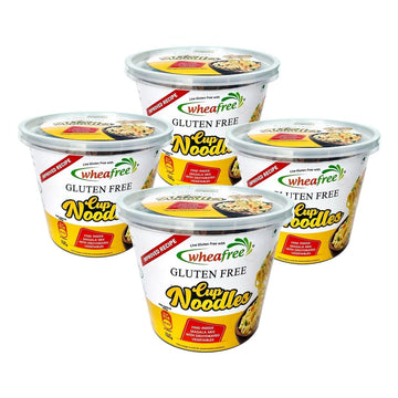 Wheafree Gluten Free Cup Noodles (Pack of 4 x 100g each) | Quick and Easy to Cook | New & Better Formulation | Comes with Tastem