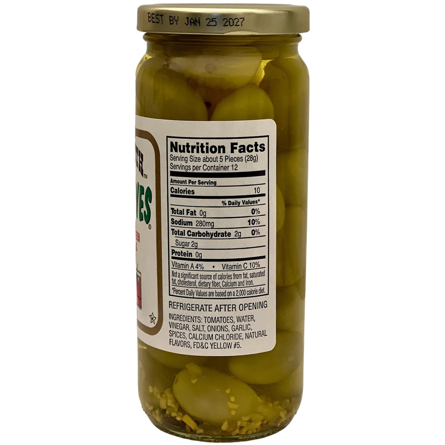 Old South Tomolives Pickled Green Tomatoes, 16 Ounce, 1 Pound, Pack of 1