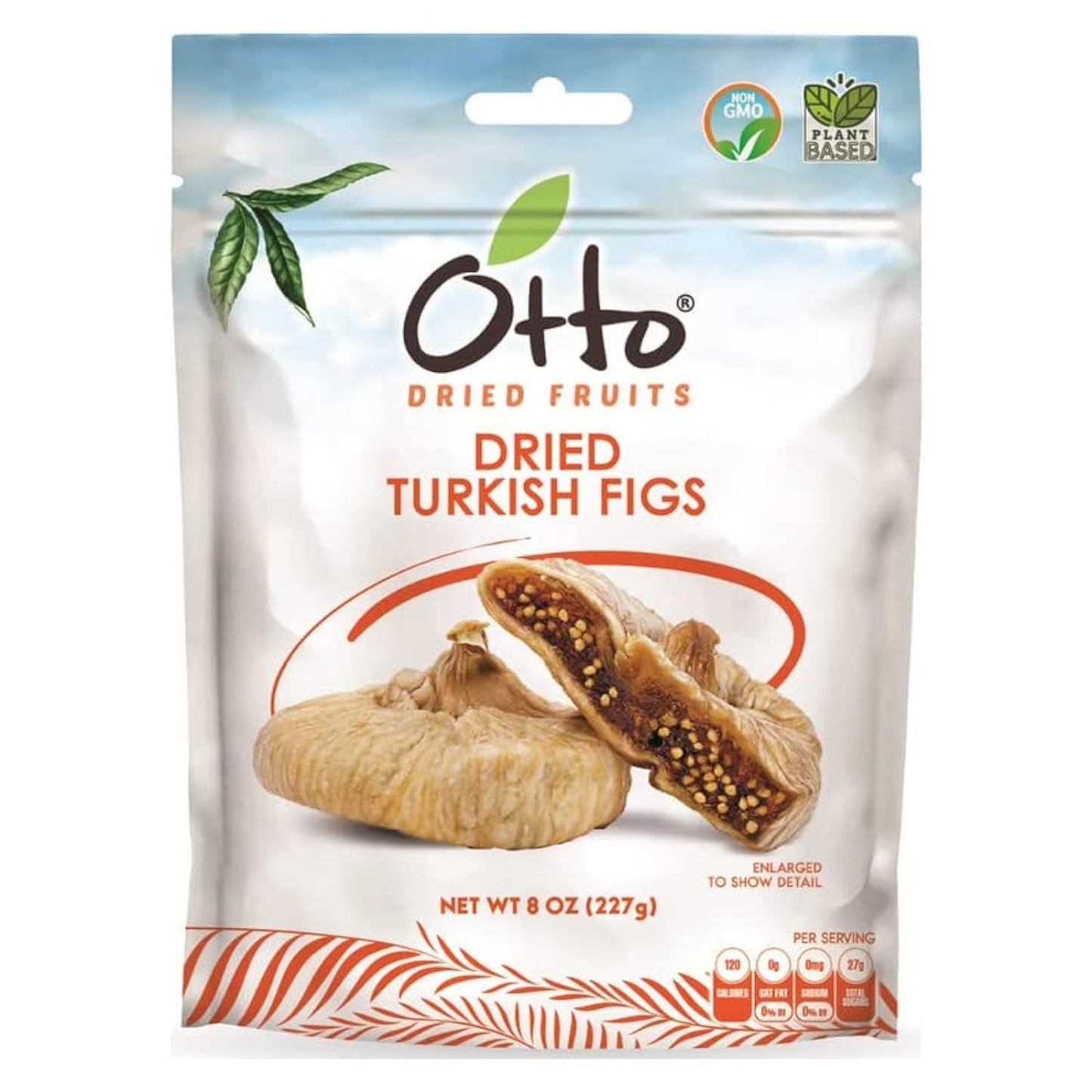 Otto Dried Fruits - Non-GMO Snack, Naturally Vegan Snack with No Added Sugar, Flavors or Preservatives (Pack of 1, Dried Turkish
