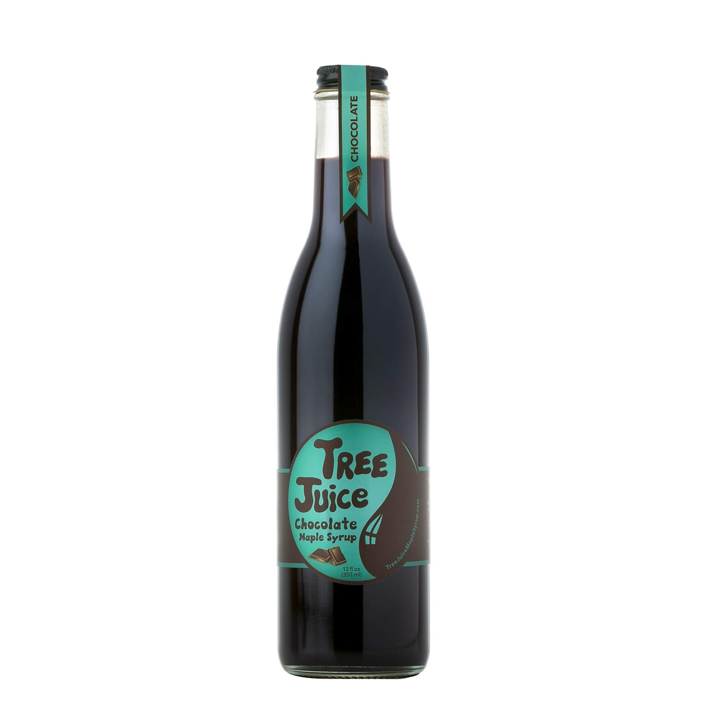 Tree Juice Chocolate Maple Syrup | 100% Pure High Standard Maple Syrup | All Natural Non Gmo Vegan Gluten Free Vegetarian Paleo | 12 Ounce Bottle