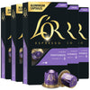 Lor Espresso Capsules, 50 Count Profondo Lungo, Single-Serve Aluminum Coffee Capsules Compatible With The Lor Barista System & *Nespresso Original Machines