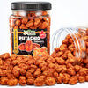 In-Shell Flavored California Pistachios | HABANERO | 16oz Family-Size Jar | Bold Mexican Flavors | Artisan made, Fresh & Delicio