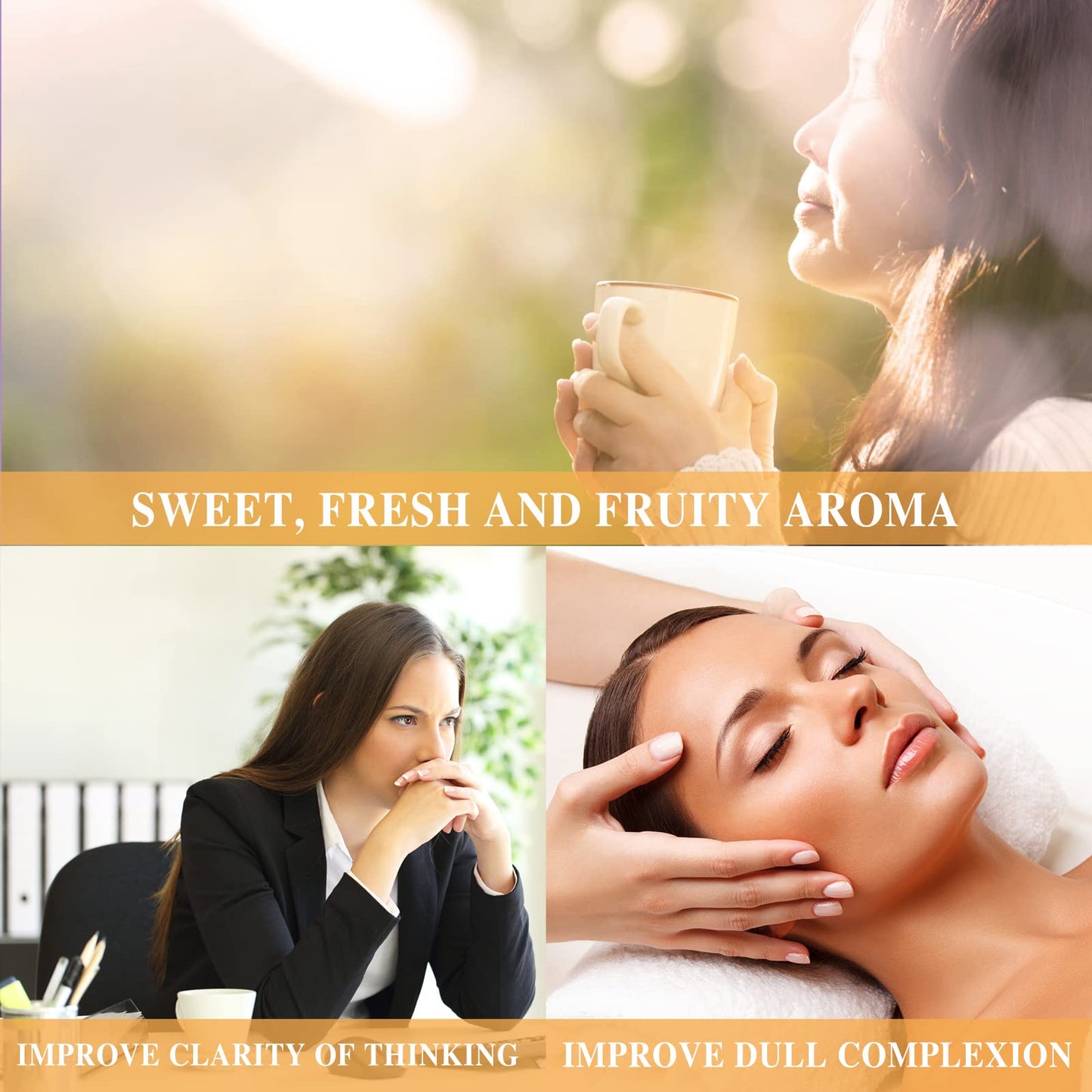 Sweet Orange Essential Oil, Mayjam 100Ml Premium Quality Sweet Orange Oil With Glass Dropper, Huge 3.38Fl. Oz, Perfect For Aroma