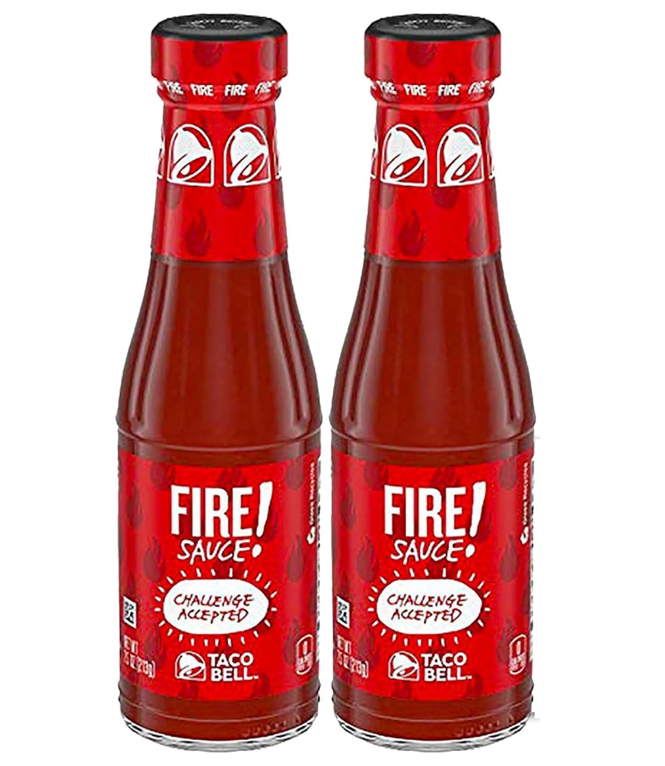 Taco Bell Fire Sauce Pack of 2-7.5oz ea