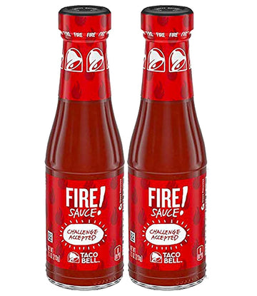 Taco Bell Fire Sauce Pack of 2-7.5oz ea