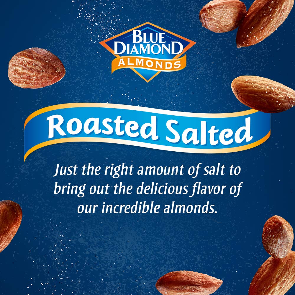 Blue Diamond Almonds, Roasted Salted, 16 Ounce