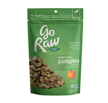 Go Raw Sprouted Pumpkin Seeds 16oz (Pack of 2)