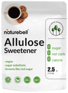 Naturebell Allulose Sweetener, 2.5 Lbs | Keto & Vegan-Friendly, White Sugar Substitute | 0 Calorie, 0 Sugar, 0 Net Carb, Non-Gly