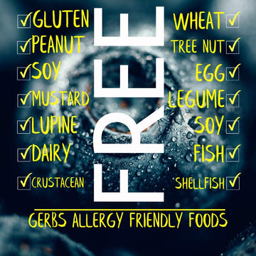 Gerbs Dried Blueberries 2 lbs. | Unsulfured, No Additives, Resealable Bag | Naturally Sweet & Tart | Top 14 Allergen-Free