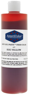 EGG YELLOW 13.5 Ounce Soft Gel Paste Food Color