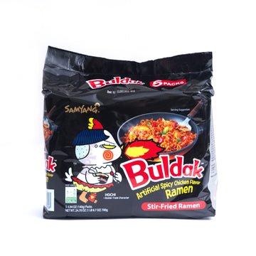 Samyang Buldak Hot Chicken Spicy Ramen Korea Instant Packaged Noodles,4.94 Oz,Original,5 Pack