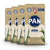 P.A.N. Whole Grain White Corn Meal - Pre-Cooked Gluten Free And Kosher Flour For Arepas (2.2 Lb/Pack Of 4)