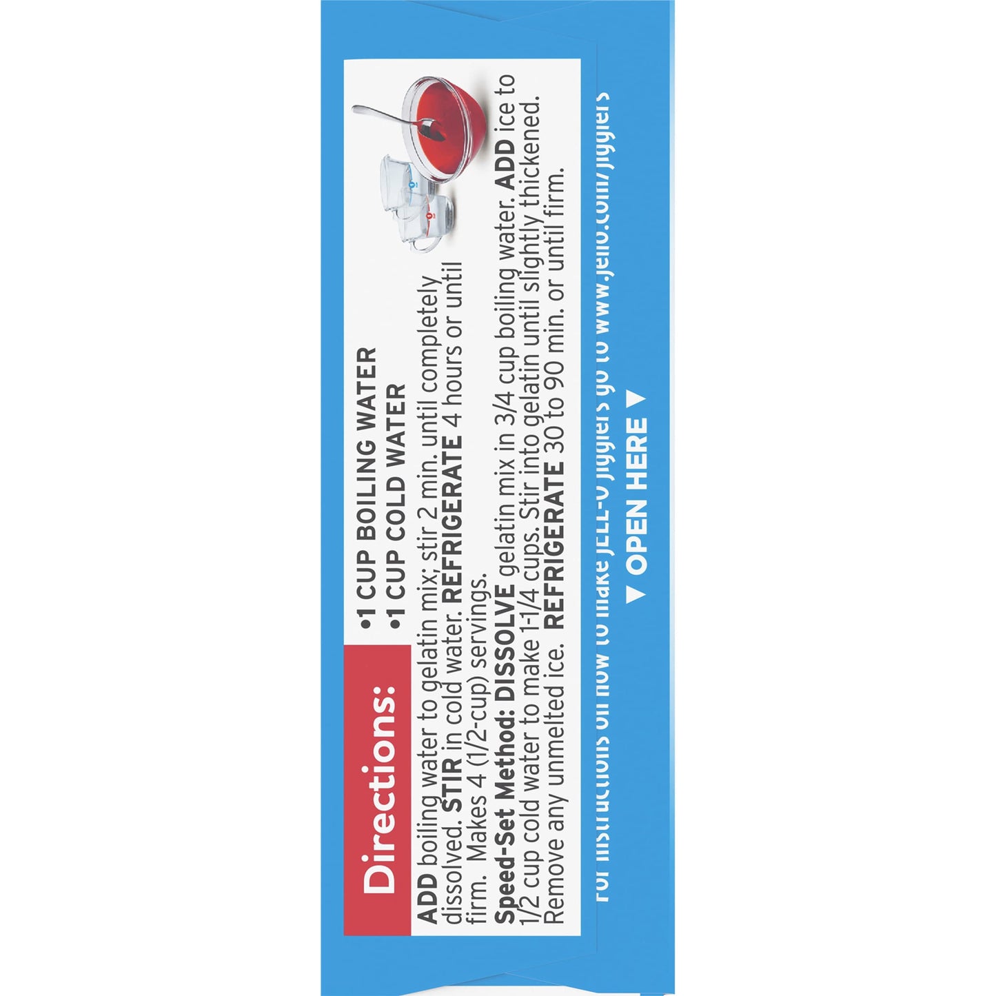 Jell-O Black Cherry Sugar-Free Gelatin, 0.3 Ounce Box (Pack Of 4)