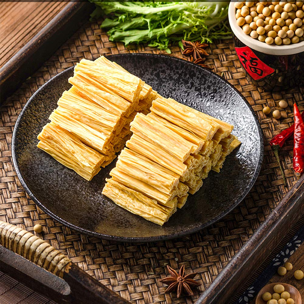 Dried Bean Curd Stick, Handmade Soy Tofu Dried Sticks, No Glue, Can Be Cooked In All Ways, For Stir Fry, Hot Pot, Cold Salad, 17
