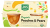 365 By Whole Foods Market, Peaches And Pears Organic 4 Count, 16 Ounce