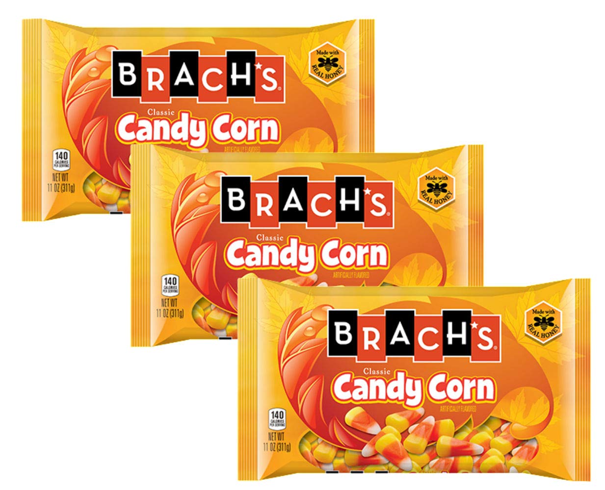 Classic Candy Corn, Made with Real Honey (Classic 11-oz Bag, 3 Pack)