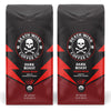 Death Wish Coffee Co. Whole Bean Dark Roast - Extra Kick of Caffeine - USA Organic Coffee Beans Bundle/Bulk - Fair Trade Arabica & Robusta Coffee - Real Dark Roast Coffee Beans 16 Ounce (Pack of 2)