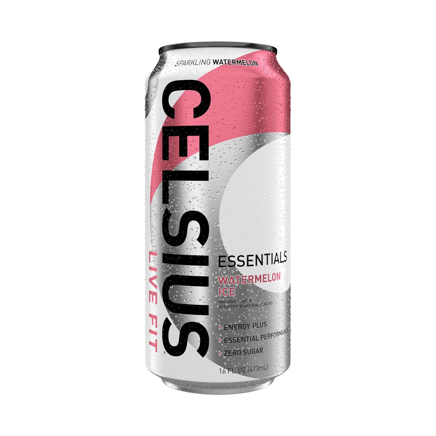 CELSIUS ESSENTIALS Sparkling Watermelon Ice Energy Drink, Sugar Free, 16 Fl Oz (Pack of 12)