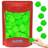 Fruidles Frosted Sour Green Apples Gummy Candy, Sugar Coated, 8 Ounce, Blue/Green