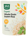 365 By Whole Foods Market, Rice Brown Whole Grain 90 Second Organic, 9 Ounce