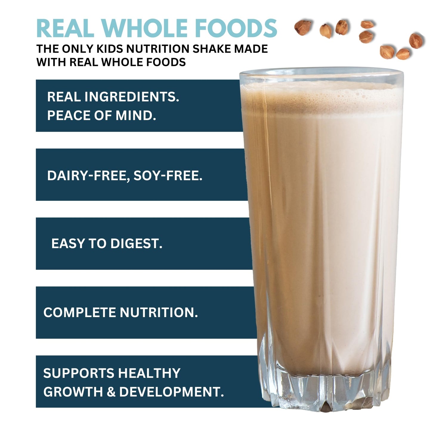 ELSE NUTRITION Plant-Based Kids Protein Shake Powder for Ages 2-12. Kids Protein Powder. Dairy-Free Complete Kids Nutrition Shak