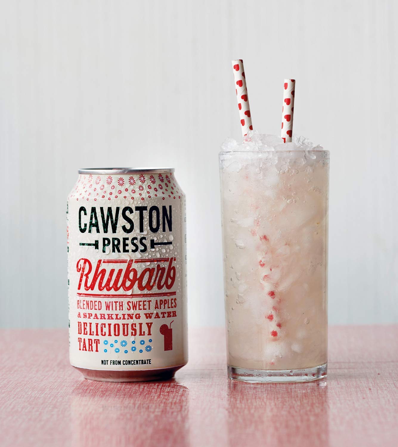 Cawston Press Sparkling Rhubarb & Apple Juice, 11.15 Ounce Cans (Pack of 24)