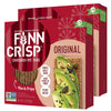 Finn Crisps Original Rye Crispbread 7Oz | Thin, Crispy Rye Flatbread Crackers | Multipack Of Authentic Finnish Sourdough Crispbr