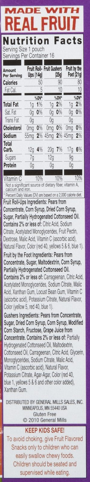 Fruit Snacks Variety Pack, 16 Ct