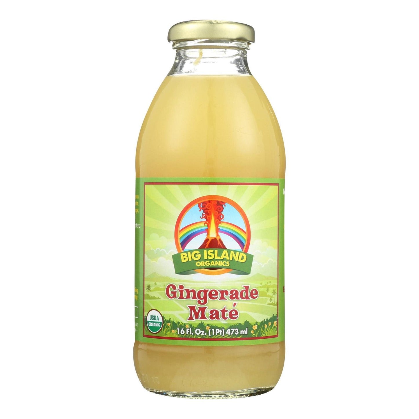 Big Island Organics Organic Mate Gingerade, 16 Fz