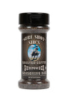 Sure Shot Sids Roasted Coffee Gunpowder Seasoning - Smoky Bbq Rub & All-Purpose Grill Seasoning For Beef Steak Pork & Vegetables 4.5 Oz