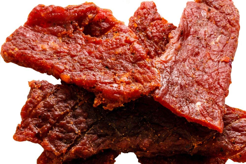 Buffalo Bills 8Oz Double Habanero Country Cut Beef Jerky Pack (Moist & Tender Really Hot Beef Jerky)
