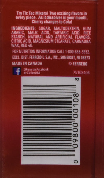 Tic Tac Mixer Cherry Cola